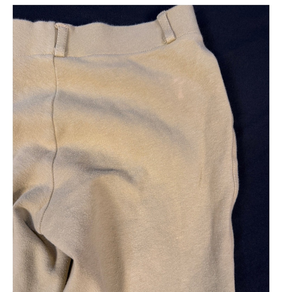 TuffRider Starter Lowrise Pull On Breeches Childrens Size 14 Tan Horse Riding - Picture 5 of 6